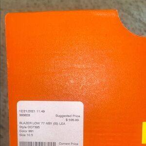 Nike Blazer Low 77 NBY LEA - Orange